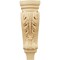 Ekena Millwork 5 1/8"W x 3 3/8"D x 15 1/2"H Medium Acanthus Pilaster Wood Corbel, Maple CORW05X03X16PAMA - alternate 3